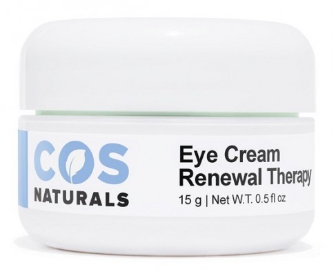 COS Naturals Renewal Therapy Eye Cream with Vitamin C E Hyaluronic Acid for Dark Circles Puffiness Fine Lines and Wrinkles