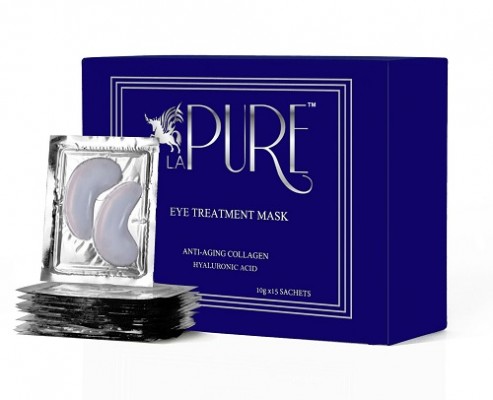 LA PURE Luxury Collagen Eye Masks with Hyaluronic Acid