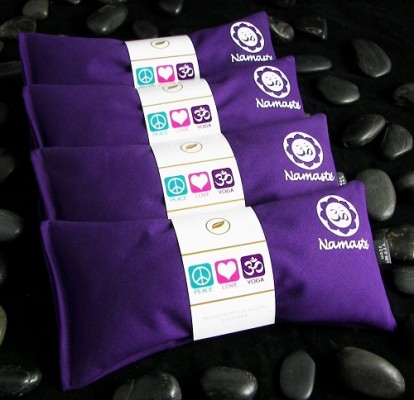 Happy Wraps Hot Cold Lavender Eye Pillows / Namaste Yoga Lavender Eye Pillow