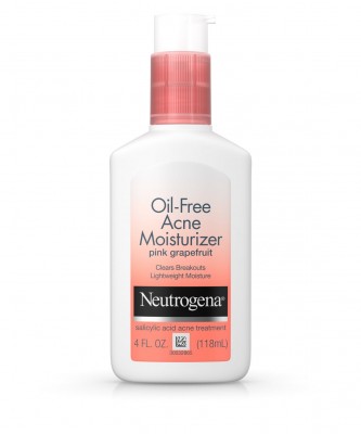 Neutrogena Non-comedogenic Oil-Free Pink Grape Fruit Acne Face Moisturizer with Salicylic Acid